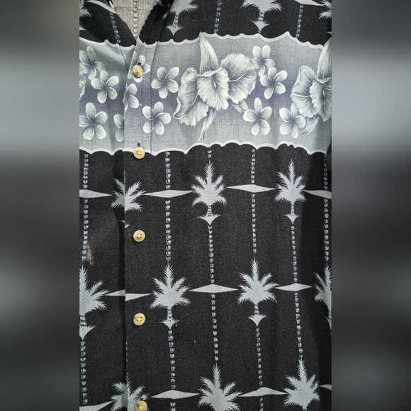 Campiabmoda Men's Blue Patterned Hawaiian Shirt Size M - Picture 4 of 6